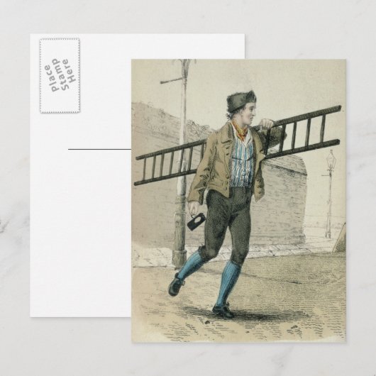 De lampverlichting briefkaart (Voorkant / Achterkant)