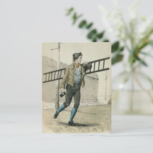 De lampverlichting briefkaart (Staand voorkant)