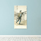 De lampverlichting canvas afdruk (Insitu (Houten vloer))