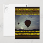 De Lancering van de hete Lucht Briefkaart (Voorkant / Achterkant)