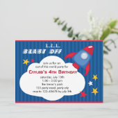 De lancering van de Raket van de Dagen - Buitenrui Kaart (Staand voorkant)