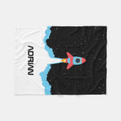 De Lancering van de Rand in de Verre Verre Verre D Fleece Deken (Voorkant (Horizontaal))