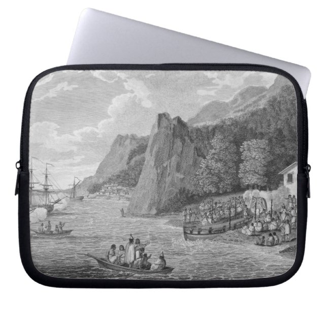 De lancering van het noordwesten van Amerika bij N Laptop Sleeve (Voorkant)