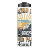 De landbouw draait in onze familie thermosbeker (Voorkant)