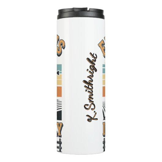 De landbouw draait in onze familie thermosbeker (Achterkant)