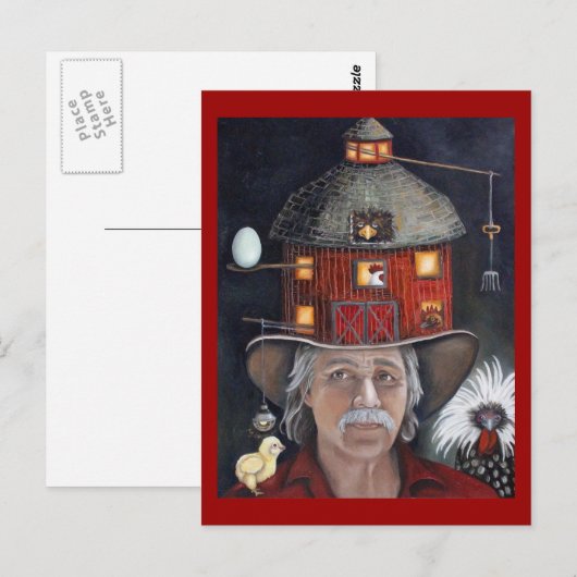 De landbouwer briefkaart (Voorkant / Achterkant)