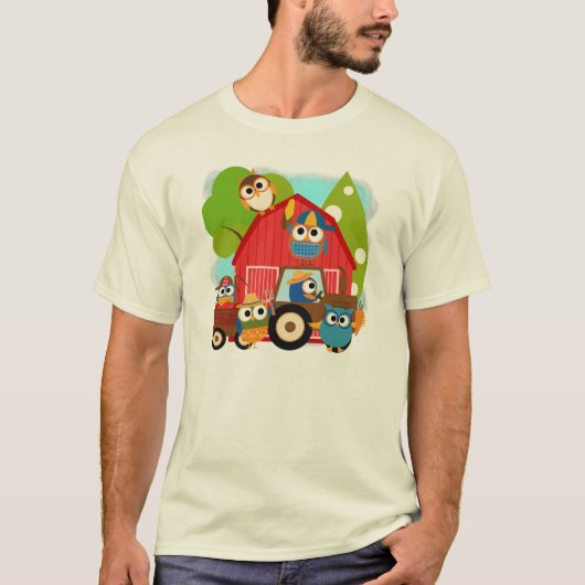 De Landbouwers van de uil T-shirt (Voorkant)