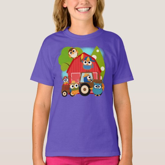 De Landbouwers van de uil T-shirt (Voorkant)
