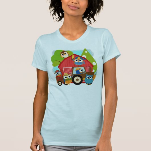 De Landbouwers van de uil T-shirt (Voorkant)