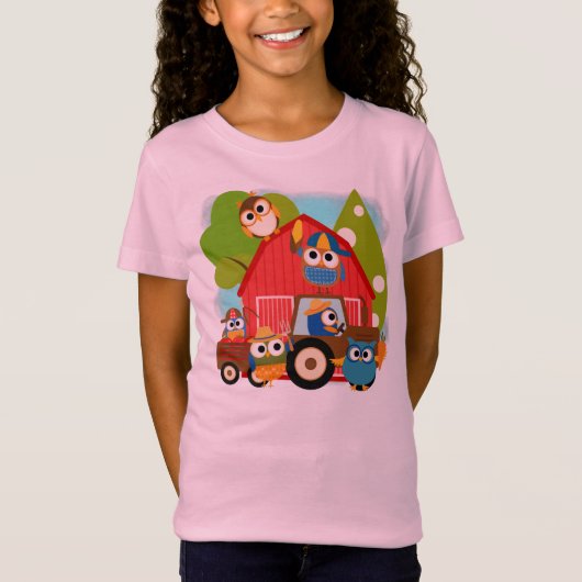 De Landbouwers van de uil T-shirt (Voorkant)