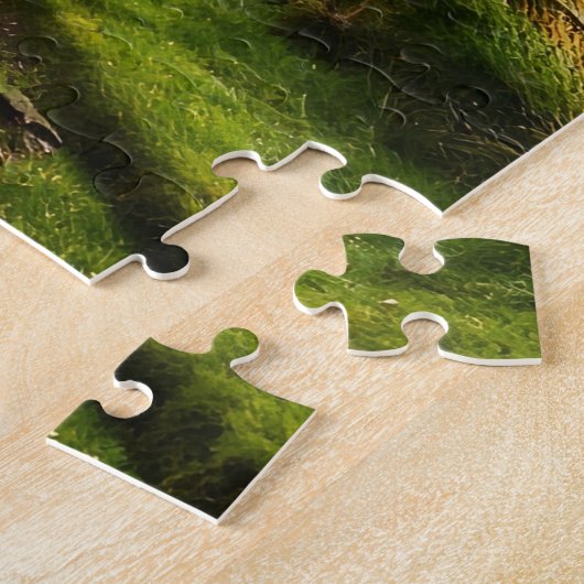 De landelijke charme van Nieuw-Zeeland Legpuzzel (Zijkant)