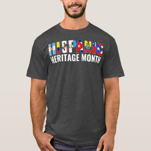 De Landen van de Latijns-Amerikaanse eilanden die  T-shirt