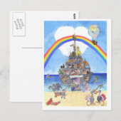 De landende partij II, Noah's Ark briefkaart (Voorkant / Achterkant)