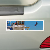 De landing bumpersticker (Op auto)