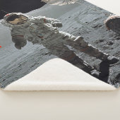 De landing op de maan sherpa deken (3/4)