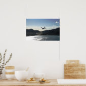 De landing op St. Barth Poster (Keuken)