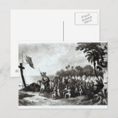 De landing op Tampa Bay Briefkaart (Voorkant / Achterkant)