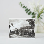 De landing op Tampa Bay Briefkaart (Staand voorkant)