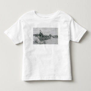 De landing van Cadillac Kinder Shirts