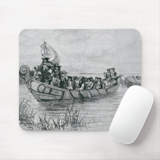 De landing van Cadillac Muismat (Met muis)