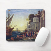 De landing van Cleopatra bij Tarsus door Lorrain C Muismat (Met muis)