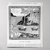 De landing van Columbus Poster (Voorkant)