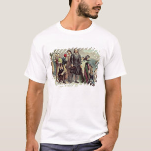 De landing van de pelgrims in Plymouth T-shirt