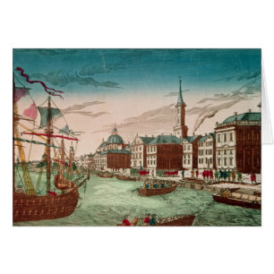 De landing van Engelse troepen in New York