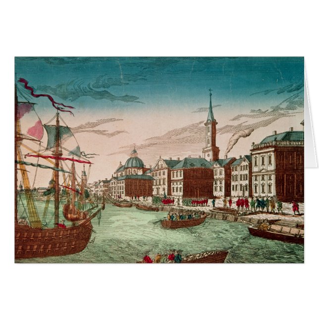 De landing van Engelse troepen in New York (Voorkant Horizontaal)