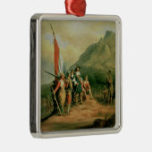 De landing van Jan van Riebeeck Metalen Ornament (Rechts)