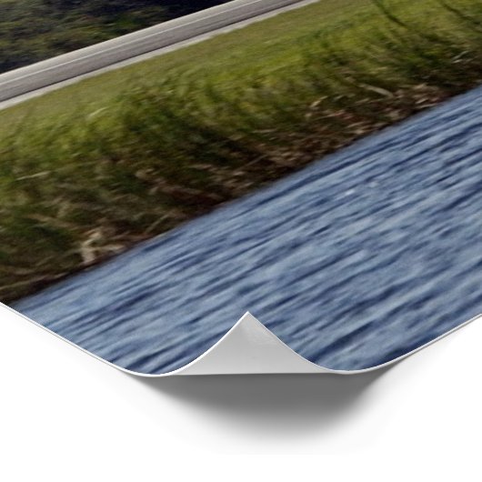 De landing van Space Shuttle Atlantis (STS-112) Poster (Hoek)