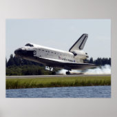 De landing van Space Shuttle Atlantis (STS-112) Poster (Voorkant)