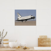 De landing van Space Shuttle Atlantis (STS-27) Poster (Keuken)