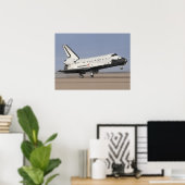 De landing van Space Shuttle Atlantis (STS-27) Poster (Thuiskantoor)
