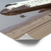 De landing van Space Shuttle Atlantis (STS-61B) Poster (Hoek)