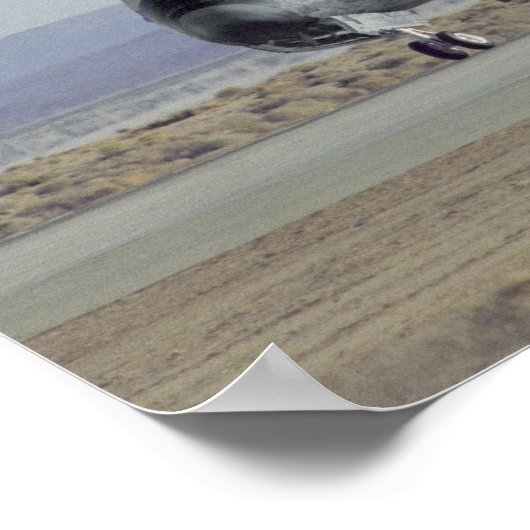 De landing van Space Shuttle Atlantis (STS-66) Poster (Hoek)