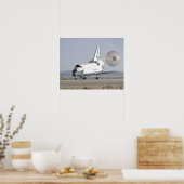 De landing van Space Shuttle Atlantis (STS-66) Poster (Keuken)