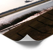 De landing van Space Shuttle Atlantis (STS-81) Poster (Hoek)