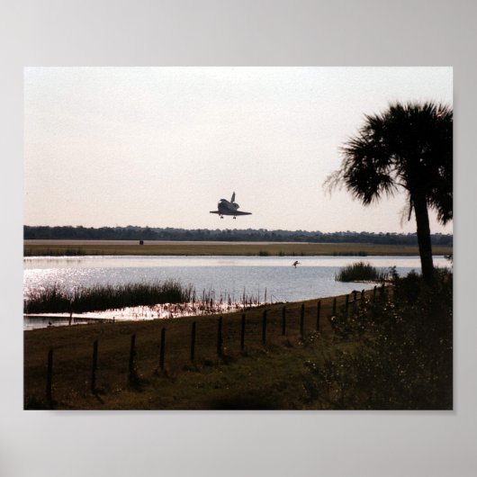 De landing van Space Shuttle Atlantis (STS-81) Poster (Voorkant)
