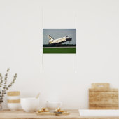 De landing van Space Shuttle Atlantis (STS-84) Poster (Keuken)