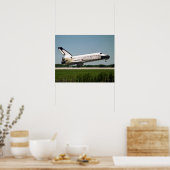 De landing van Space Shuttle Columbia (STS-90) Poster (Keuken)