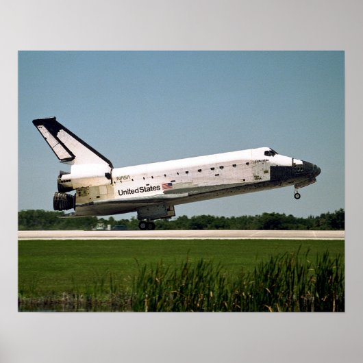 De landing van Space Shuttle Columbia (STS-90) Poster (Voorkant)