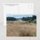 De landingsbaan in een Briefkaart van de Meadow (Voorkant / Achterkant)