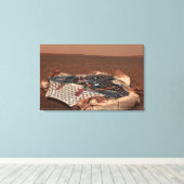 De landingsplaats van de rover canvas afdruk (Insitu (Houten vloer))