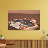 De landingsplaats van de rover canvas afdruk (Insitu (Woonkamer))