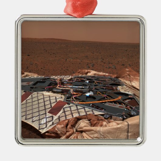 De landingsplaats van de rover metalen ornament (Voorkant)