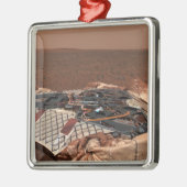 De landingsplaats van de rover metalen ornament (Links)