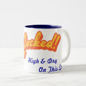 De LANDLOCKED. Het manuscript overmaatse Mok (Voorkant rechts)