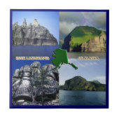 De Landschappen van de rots van de Collage van Tegeltje (Voorkant)