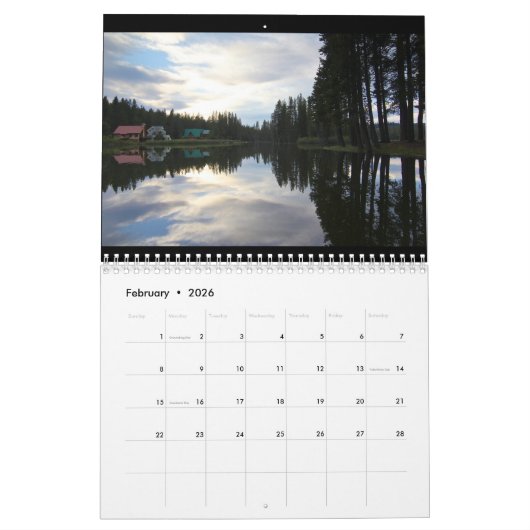 De landschapsfotografie van Michael Snyder Kalender (Feb 2026)